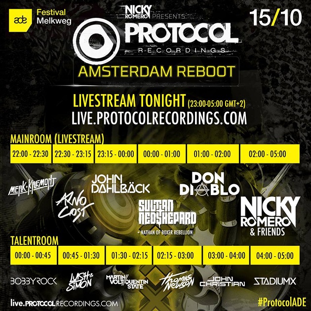 Amsterdam Reboot Timetable